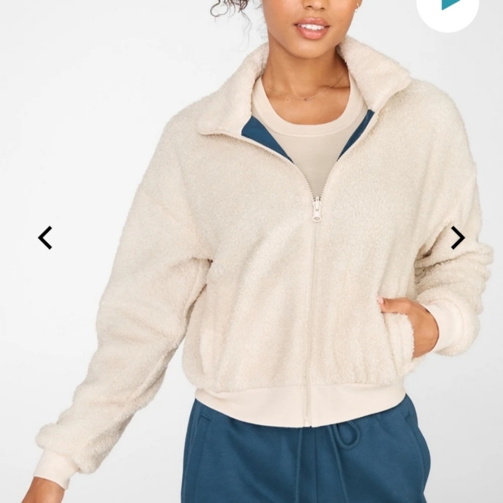 Fabletics Sherpa Reversible Jacket